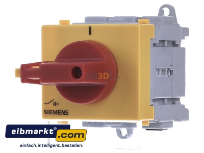 Front view Siemens Indus.Sector 3LD2230-0TK13 Safety switch 3-p 11,5kW
