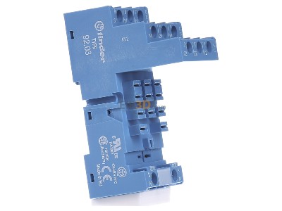 View on the left Finder 92.03 Relay socket 11-pin 
