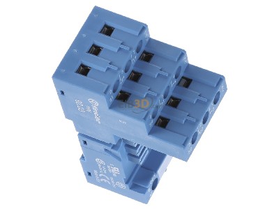 View top left Finder 92.03 Relay socket 11-pin 
