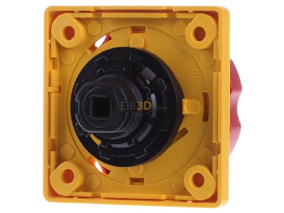 Ansicht hinten Siemens 3LD9224-3D Drehantrieb 25A 32A rot/gelb 