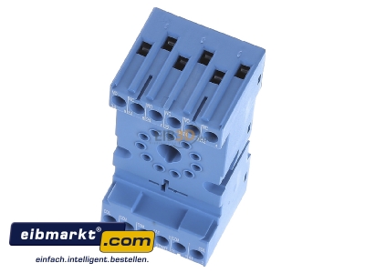 View up front Finder 9003 Relay socket 11-pin
