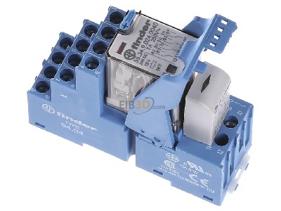 View up front Finder 58.34.9.024.0050 Switching relay DC 24V 7A 
