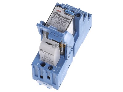 View top right Finder 58.34.9.024.0050 Switching relay DC 24V 7A 
