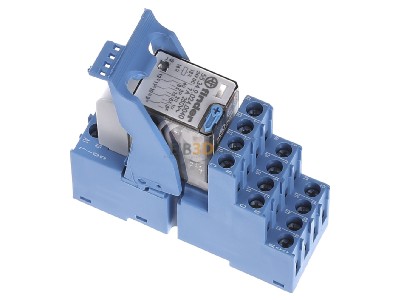 Top rear view Finder 58.34.9.024.0050 Switching relay DC 24V 7A 
