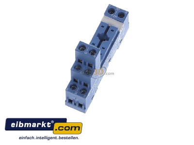 View top left Finder 9575 Relay socket 8-pin
