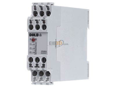 Front view Dold MK8804.13AC/DC24V Auxiliary relay 24VAC 24VDC 0NC/ 0 NO 
