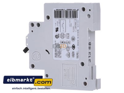 View on the right Eaton (Moeller) FAZ-B6/1 Miniature circuit breaker 1-p B6A - 
