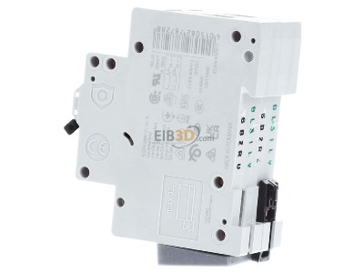 View on the right Eaton FAZ-B6/2 Miniature circuit breaker 2-p B6A 
