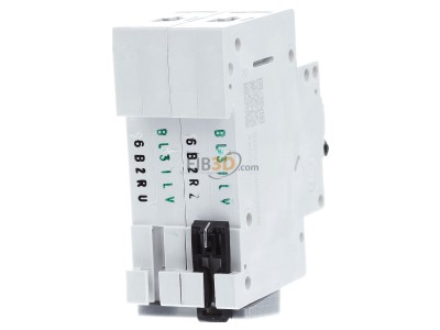 Back view Eaton FAZ-B6/2 Miniature circuit breaker 2-p B6A 
