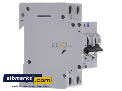 View on the left Eaton (Moeller) FAZ-B10/2 Miniature circuit breaker 2-p B10A
