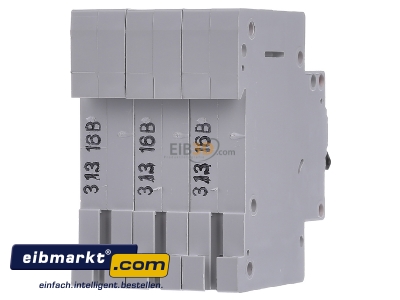 Back view Eaton (Moeller) FAZ-B16/3 Miniature circuit breaker 3-p B16A
