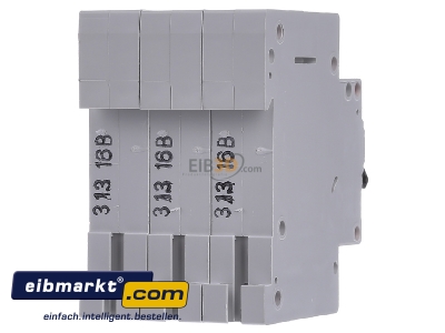 Ansicht hinten Eaton (Moeller) FAZ-B16/3 Leitungsschutzschalter B 16A, 3p 