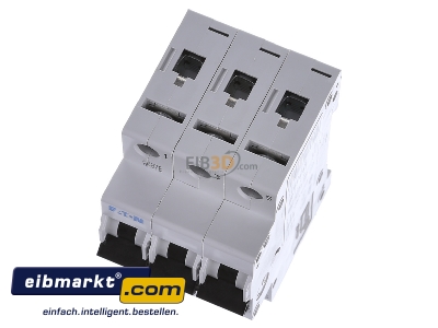 View up front Eaton (Moeller) FAZ-B16/3 Miniature circuit breaker 3-p B16A
