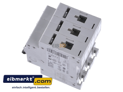 Ansicht oben rechts Eaton (Moeller) FAZ-B16/3 Leitungsschutzschalter B 16A, 3p 