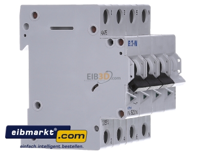 View on the left Eaton (Moeller) FAZ-B25/3N Miniature circuit breaker 3-p B25A
