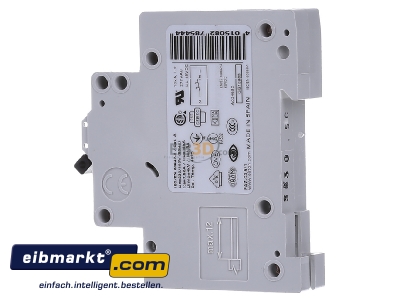 View on the right Eaton (Moeller) FAZ-C0,5/1 Miniature circuit breaker 1-p C0,5A
