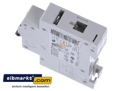 Ansicht oben rechts Eaton (Moeller) FAZ-C0,5/1 Leitungsschutzschalter C 0,5A, 1p 