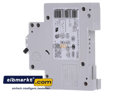 Ansicht rechts Eaton (Moeller) FAZ-C2/1 Leitungsschutzschalter C 2A, 1p 