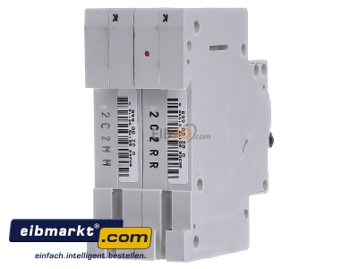 Back view Eaton (Moeller) 278748 Miniature circuit breaker 2-p C2A
