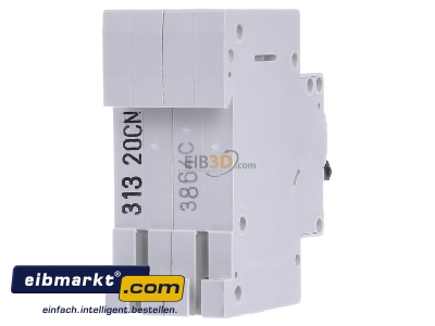 Back view Eaton (Moeller) FAZ-C4/1N Miniature circuit breaker 2-p C4A
