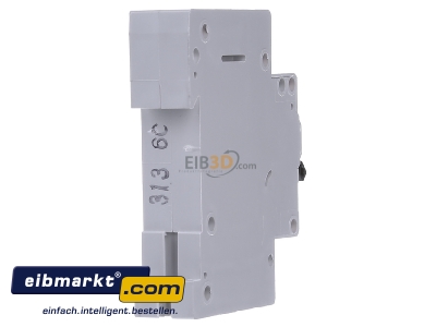 Back view Eaton (Moeller) FAZ-C6/1 Miniature circuit breaker 1-p C6A
