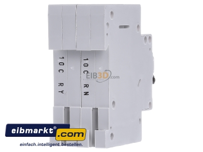 Back view Eaton (Moeller) FAZ-C10/2 Miniature circuit breaker 2-p C10A - 
