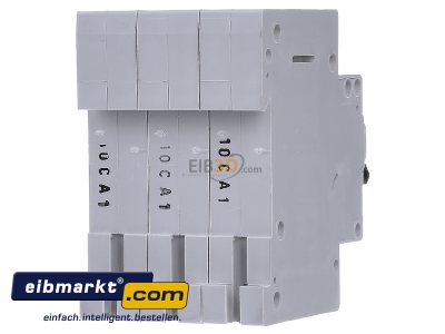 Back view Eaton (Moeller) FAZ-C10/3 Miniature circuit breaker 3-p C10A
