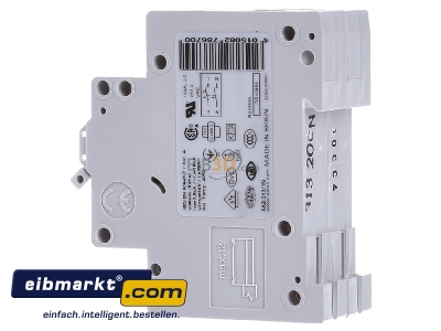 View on the right Eaton (Moeller) FAZ-C10/1N Miniature circuit breaker 2-p C10A - 

