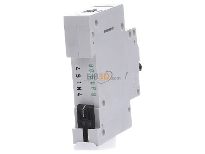 Back view Eaton FAZ-S4/1 Miniature circuit breaker 1-p 
