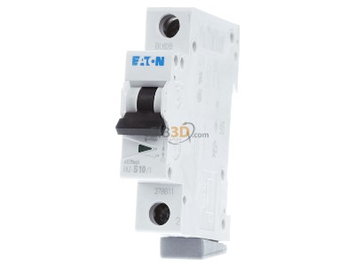 Front view Eaton FAZ-S10/1 Miniature circuit breaker 1-p 
