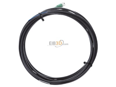Top rear view Phoenix SAC3P-5,0-PUR/M8FS Sensor-actuator patch cord 5m M8 
