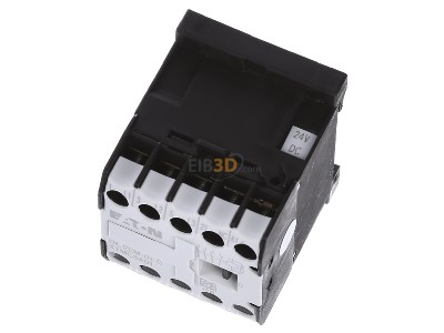 Ansicht oben vorne Eaton DILEEM-01-G(24VDC) Leistungsschtz AC-3/400V:3kW 3p DC 