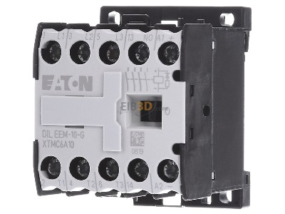 Front view Eaton DILEEM-10-G(24VDC) Magnet contactor 6,6A 24VDC 
