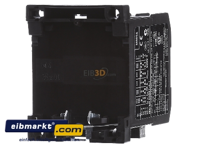 Back view Eaton (Moeller) DILEM-10-G(24VDC) Magnet contactor 8,8A 24VDC - 
