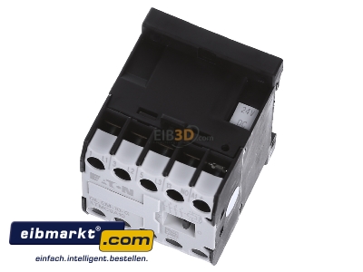 View up front Eaton (Moeller) DILEM-10-G(24VDC) Magnet contactor 8,8A 24VDC - 
