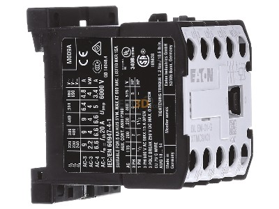 View on the left Eaton DILEM-01-G(24VDC) Magnet contactor 8,8A 24VDC 
