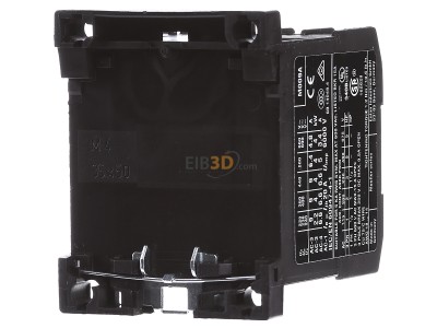 Ansicht hinten Eaton DILEM-01-G(24VDC) Leistungsschtz AC-3/400V:4kW 3p DC 
