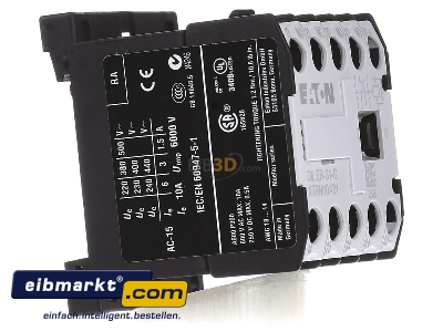 View on the left Eaton (Moeller) DILER-31-G(24VDC) Contactor relay 24VDC 1NC/ 3 NO - 
