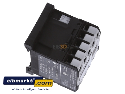 View top left Eaton (Moeller) DILER-40-G(24VDC) Contactor relay 24VDC 0NC/ 4 NO
