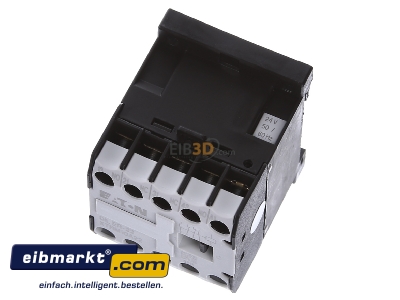View up front Eaton (Moeller) DILER-22(24V50/60HZ) Contactor relay 24VAC 2NC/ 2 NO 

