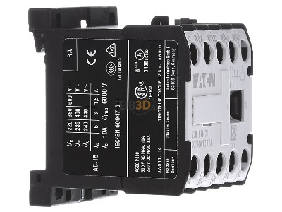 Ansicht links Eaton DILER-31(24V50/60HZ) Hilfsschtz AC 3S1 