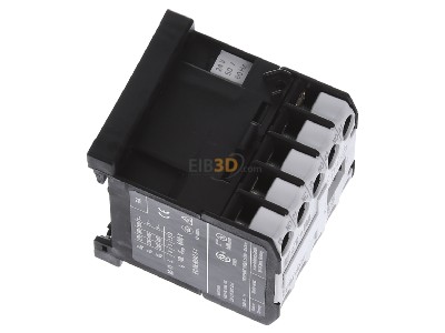 View top left Eaton DILER-31(24V50/60HZ) Auxiliary relay 24VAC 0VDC 1NC/ 3 NO 
