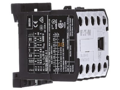 View on the left Eaton DILEM-10(230V50HZ) Magnet contactor 8,8A 230VAC 
