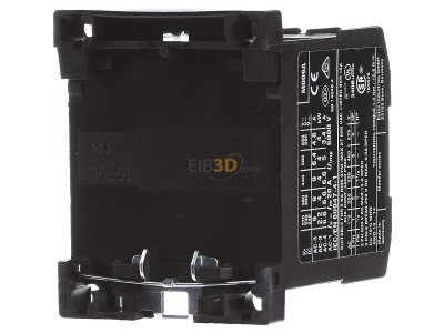 Back view Eaton DILEM-10(230V50HZ) Magnet contactor 8,8A 230VAC 
