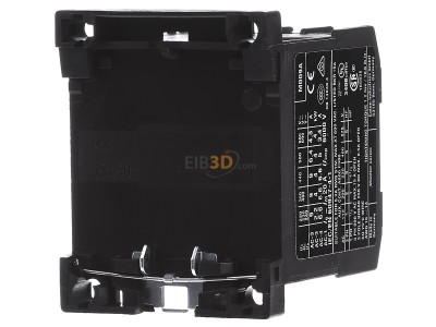 Back view Eaton DILEM-01(230V50HZ) Magnet contactor 8,8A 230VAC 
