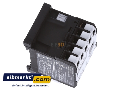 Ansicht oben links Eaton (Moeller) DILEEM-10(230V50HZ) Leistungsschtz AC-3/400V:3kW 3p 