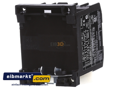 Back view Eaton (Moeller) DILEM-01(24V50HZ) Magnet contactor 8,8A 24VAC - 
