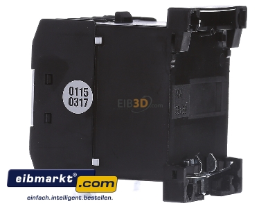 Ansicht rechts Eaton (Moeller) DILEM-10(24V50HZ) Leistungsschtz AC-3/400V:4kW 3p 