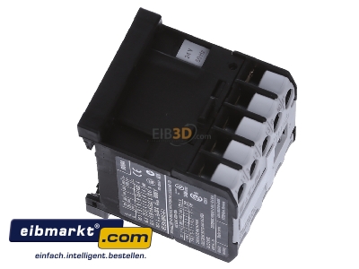 Ansicht oben links Eaton (Moeller) DILEM-10(24V50HZ) Leistungsschtz AC-3/400V:4kW 3p 