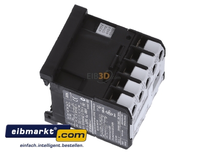 Ansicht oben links Eaton (Moeller) DILEM-10(400V50HZ) Leistungsschtz AC-3/400V:4kW 3p 